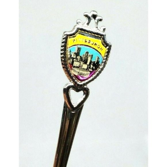 Pittsburgh Silver Mini Collectible Spoon Home Décor Shelf Sitter - Picture 2 of 10